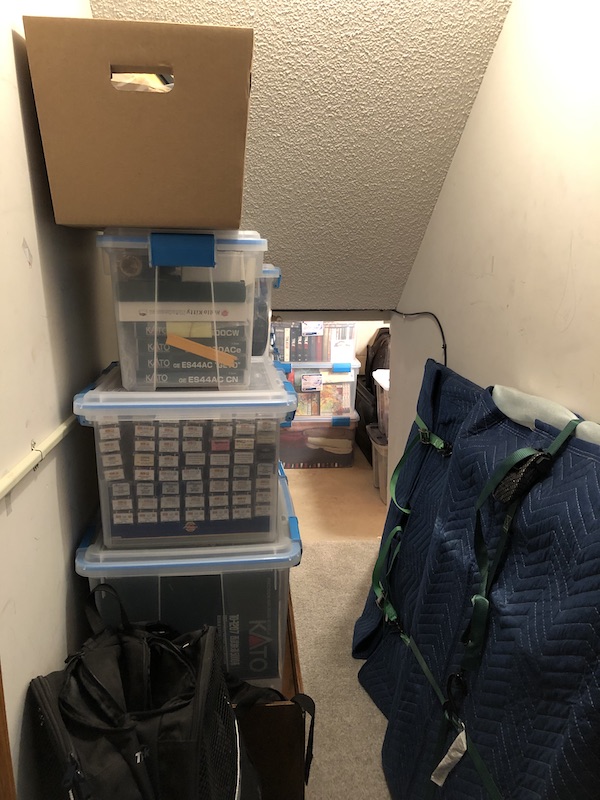 Under-stair Storage area from the door