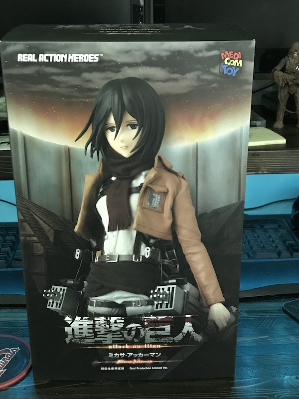 Mikasa box on my desk!