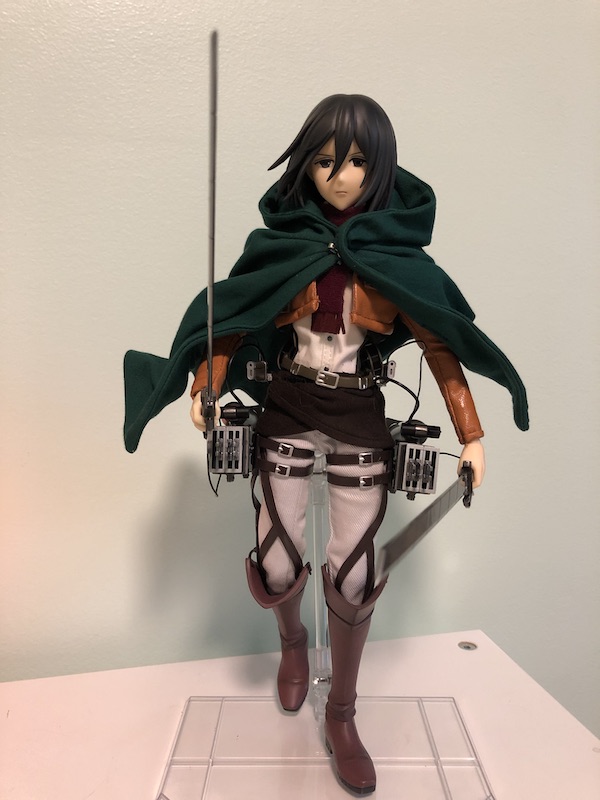 My RAH Mikasa figure.