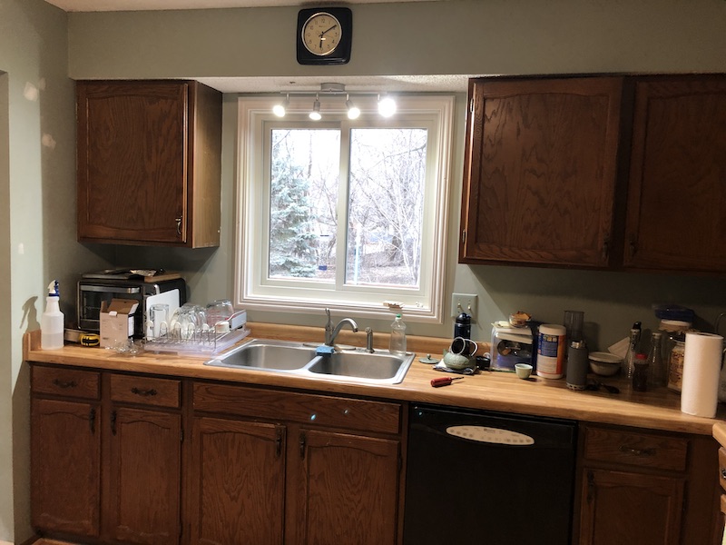 New kitchen spot lights.