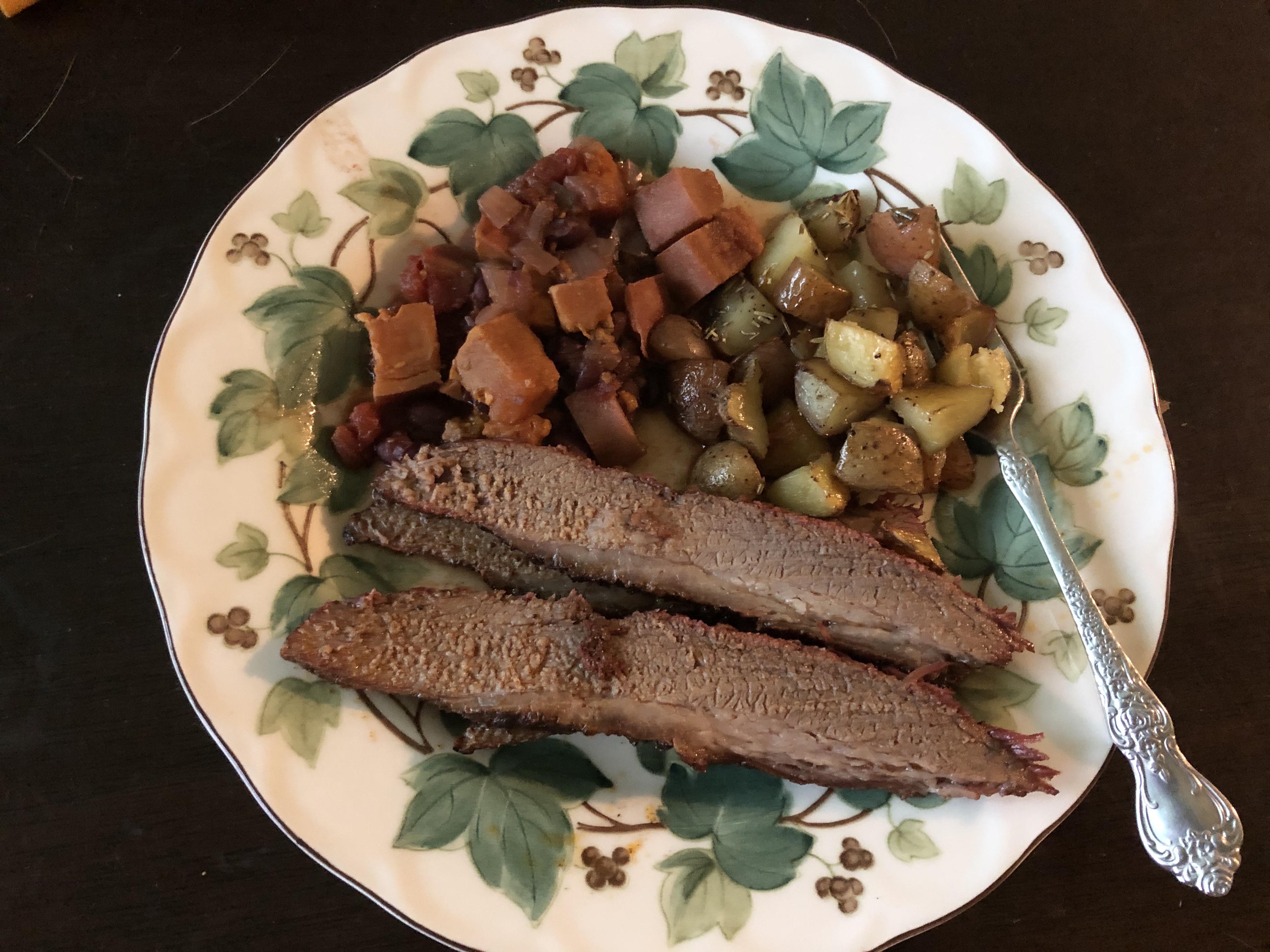 My brisket dinner.