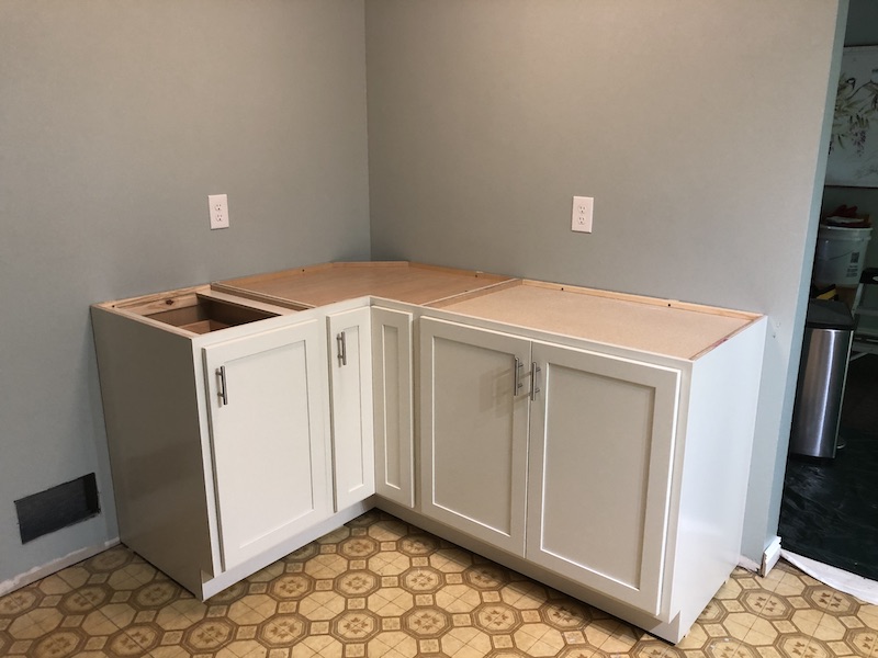 new corner cabinets